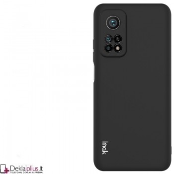 Silikoninis ploniausias dėklas su kameros apsauga - juodas (Xiaomi Mi 10T/Mi 10T Pro)